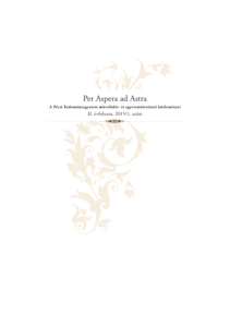 Per Aspera ad Astra 2015/1. szám